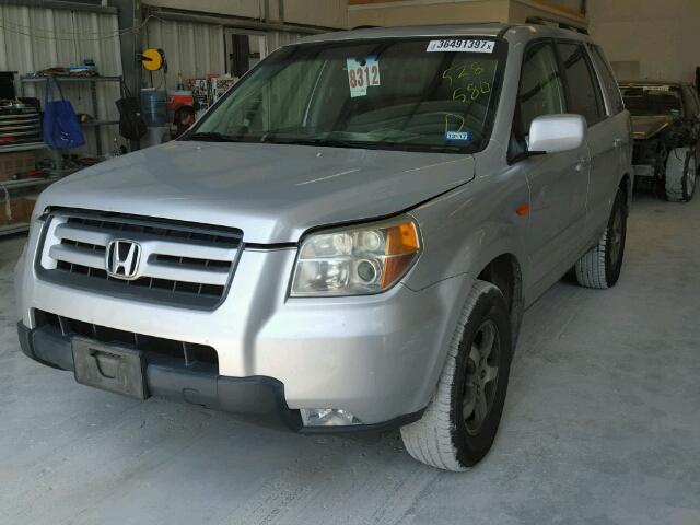 2HKYF18726H528580 - 2006 HONDA PILOT EX SILVER photo 2