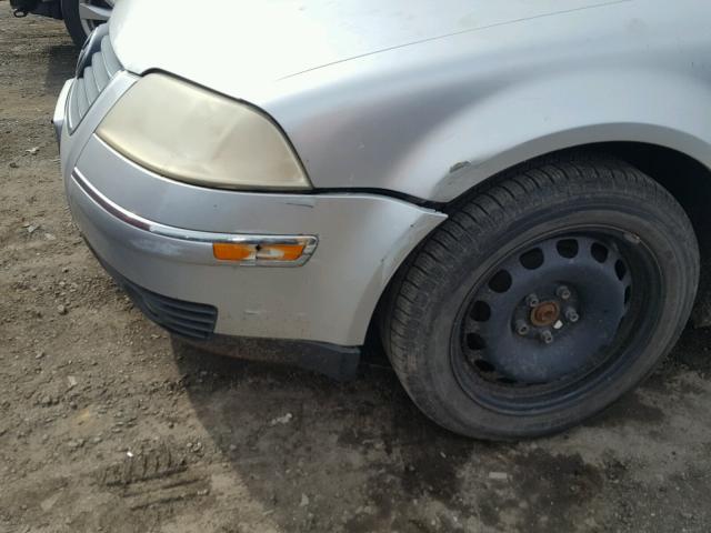 WVWTH63B34P140756 - 2004 VOLKSWAGEN PASSAT GLX 银色 照片 9