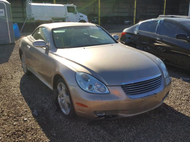 JTHFN48Y540057845 - 2004 LEXUS SC 430 TAN photo 1