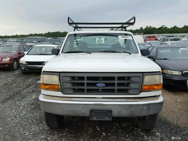 1FTHF25H2SNB34459 - 1995 FORD F250 WHITE photo 9