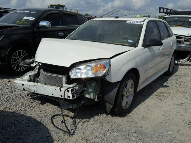 1G1ZU64875F248824 - 2005 CHEVROLET MALIBU MAX WHITE photo 2