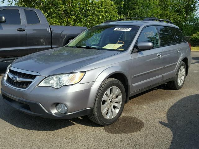 4S4BP66C097313204 - 2009 SUBARU OUTBACK 2. SILVER photo 2