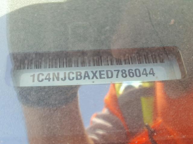 1C4NJCBAXED786044 - 2014 JEEP COMPASS SP 白色 照片 10