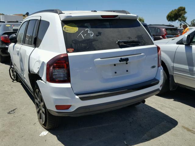 1C4NJCBAXED786044 - 2014 JEEP COMPASS SP 白色 照片 3