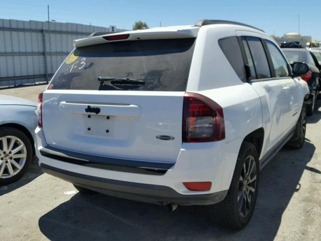 1C4NJCBAXED786044 - 2014 JEEP COMPASS SP WHITE photo 4