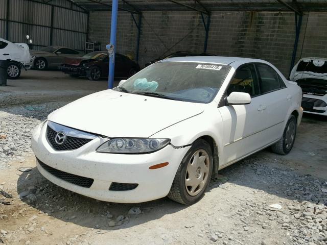 1YVFP80C835M49314 - 2003 MAZDA 6 I WHITE photo 2