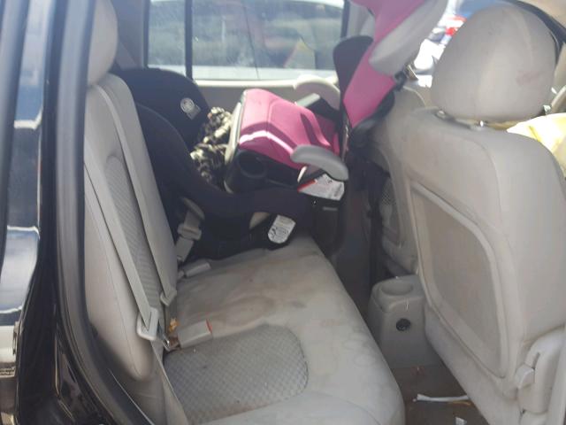 3GNDA13D38S613423 - 2008 CHEVROLET HHR LS შავი ფოტო 6