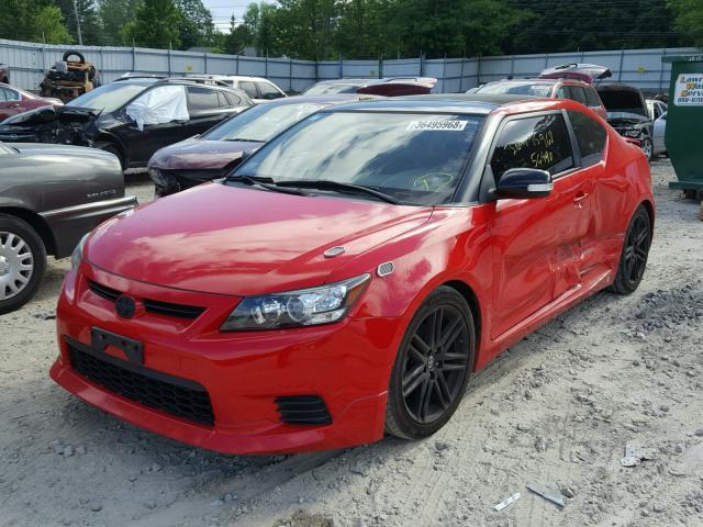JTKJF5C7XD3050278 - 2013 TOYOTA SCION TC 红色 照片 2