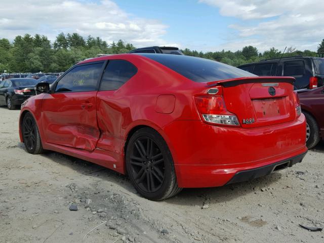JTKJF5C7XD3050278 - 2013 TOYOTA SCION TC 红色 照片 3