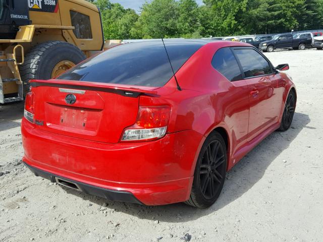 JTKJF5C7XD3050278 - 2013 TOYOTA SCION TC 红色 照片 4