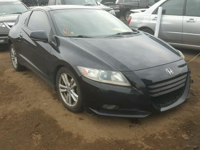 JHMZF1C64BS010953 - 2011 HONDA CR-Z EX BLACK photo 1