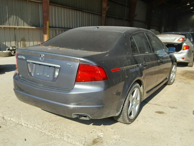 19UUA66206A027374 - 2006 ACURA 3.2TL GRAY photo 4