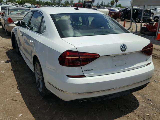 1VWDT7A36HC076789 - 2017 VOLKSWAGEN PASSAT R-L WHITE photo 3