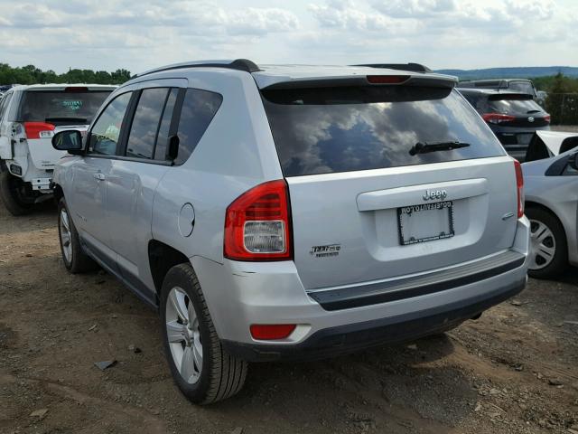 1J4NT1FB9BD246224 - 2011 JEEP COMPASS SP SILVER photo 3