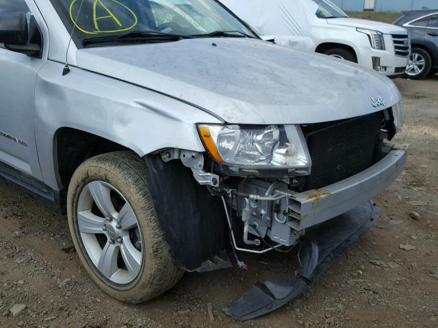 1J4NT1FB9BD246224 - 2011 JEEP COMPASS SP SILVER photo 9