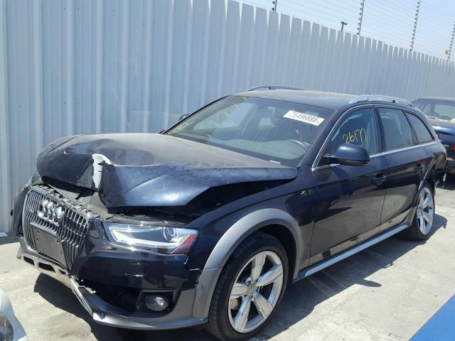 WA1UFAFL3EA124542 - 2014 AUDI A4 ALLROAD BLUE photo 2