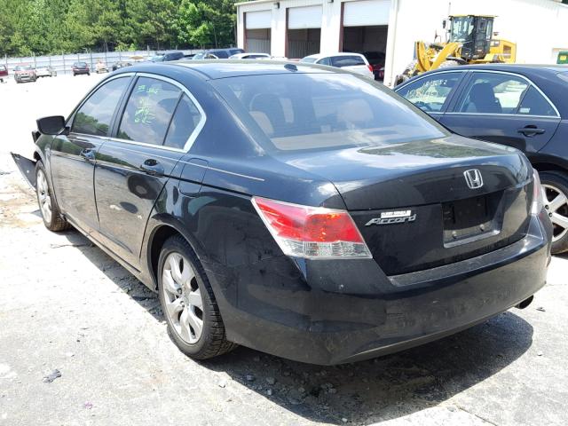 1HGCP2F8XAA085198 - 2010 HONDA ACCORD EXL BLACK photo 3