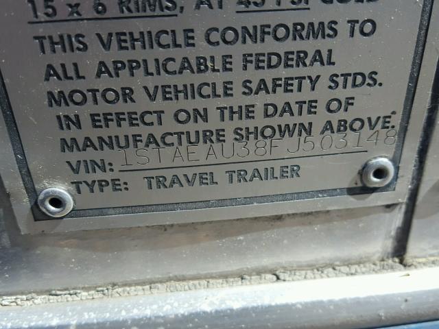 1STAEAU38FJ503148 - 1984 AIRS EXCELLA 银色 照片 10