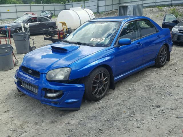 JF1GD70665L523308 - 2005 SUBARU IMPREZA WR BLUE photo 2