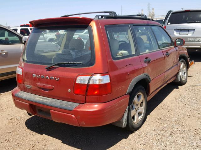 JF1SF65682G757641 - 2002 SUBARU FORESTER S Qırmızı foto 4