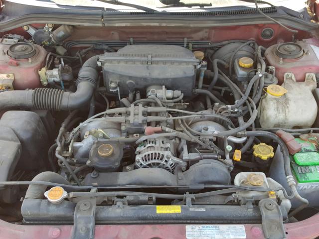 JF1SF65682G757641 - 2002 SUBARU FORESTER S Qırmızı foto 7