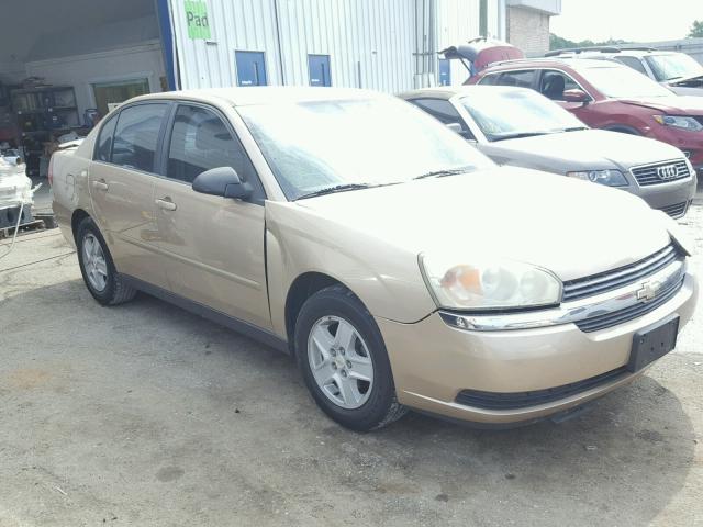 1G1ZT54825F215713 - 2005 CHEVROLET MALIBU LS GOLD photo 1
