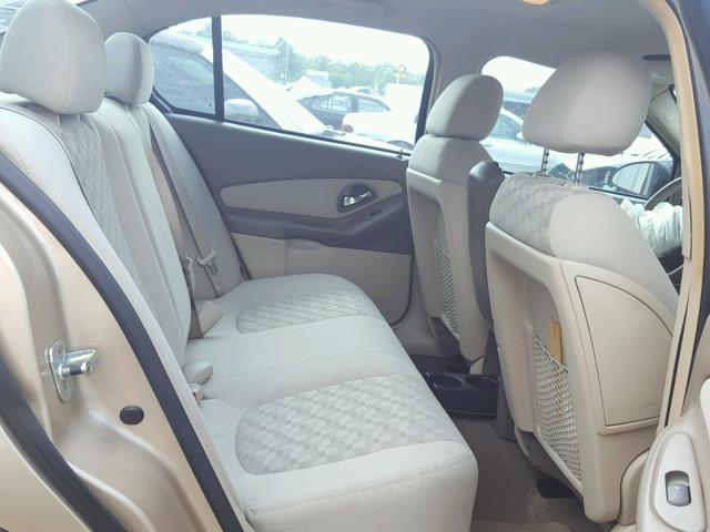 1G1ZT54825F215713 - 2005 CHEVROLET MALIBU LS GOLD photo 6