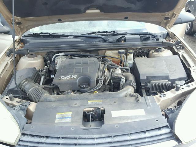 1G1ZT54825F215713 - 2005 CHEVROLET MALIBU LS GOLD photo 7