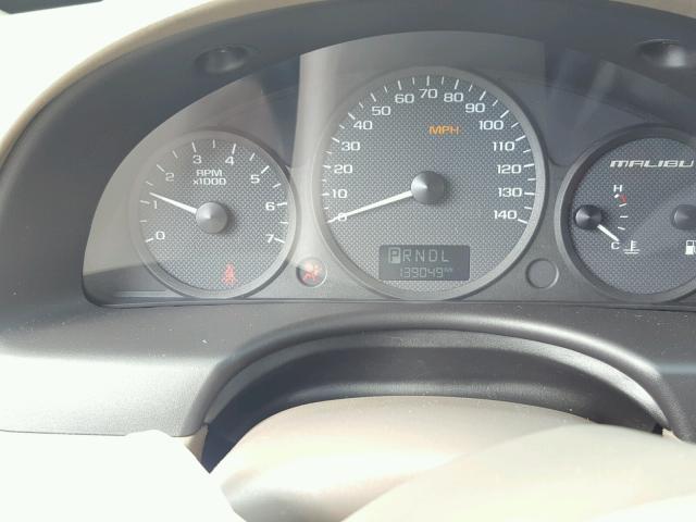 1G1ZT54825F215713 - 2005 CHEVROLET MALIBU LS GOLD photo 8