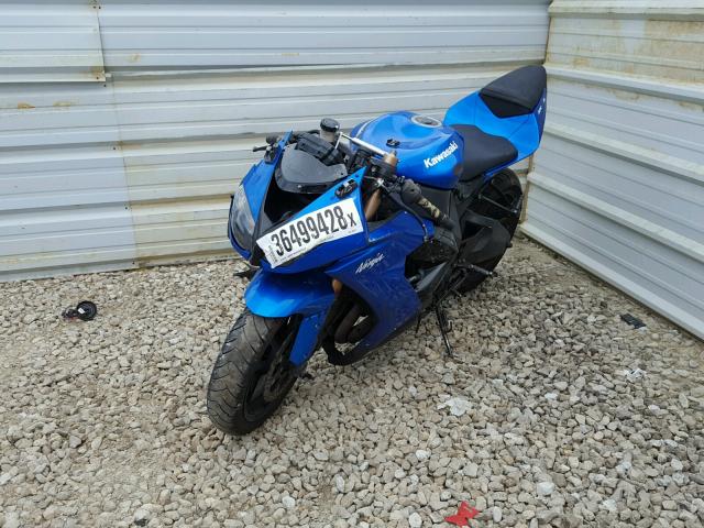 JKAZXCE118A001423 - 2008 KAWASAKI ZX1000 E BLUE photo 2