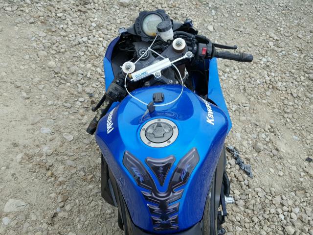 JKAZXCE118A001423 - 2008 KAWASAKI ZX1000 E BLUE photo 5