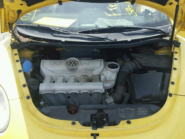 3VWPG3AG9AM015387 - 2010 VOLKSWAGEN NEW BEETLE 黄色 照片 7