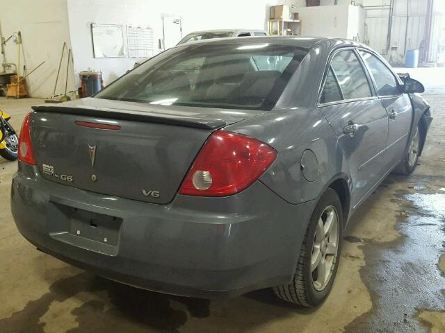 1G2ZG58N174261466 - 2007 PONTIAC G6 BASE GRAY photo 4