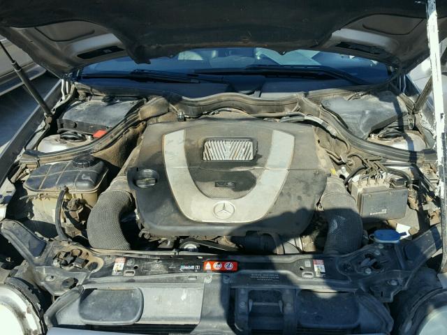 WDBTJ56J36F175628 - 2006 MERCEDES-BENZ CLK 350 SILVER photo 7