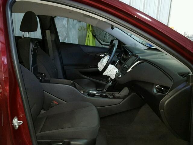 1G1ZB5ST5GF276194 - 2016 CHEVROLET MALIBU BURGUNDY photo 5