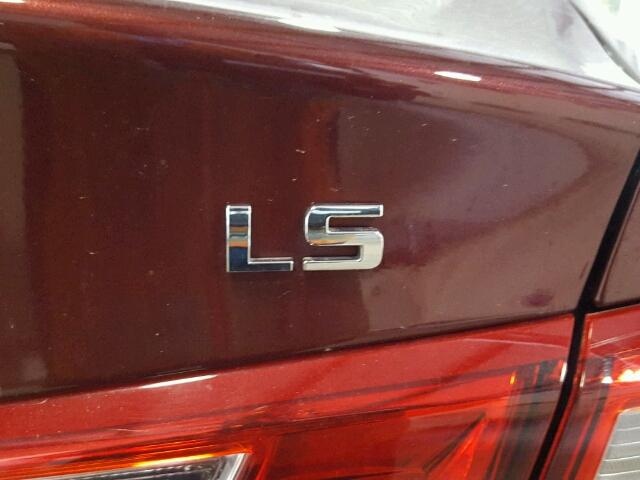 1G1ZB5ST5GF276194 - 2016 CHEVROLET MALIBU BURGUNDY photo 9