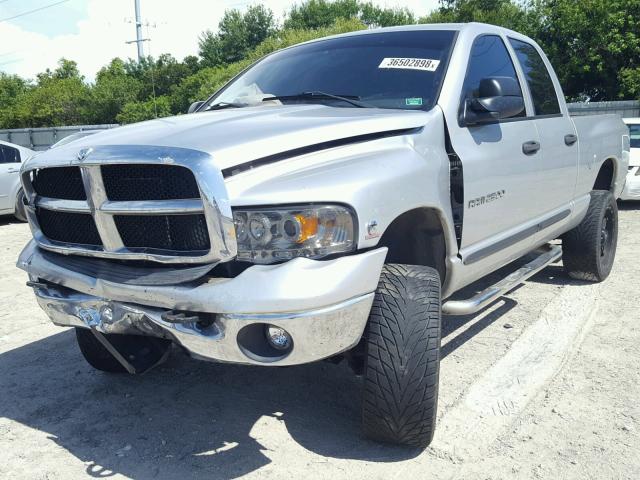 3D7KU28C64G138012 - 2004 DODGE RAM 2500 S SILVER photo 2