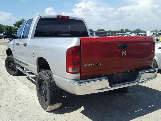 3D7KU28C64G138012 - 2004 DODGE RAM 2500 S SILVER photo 3
