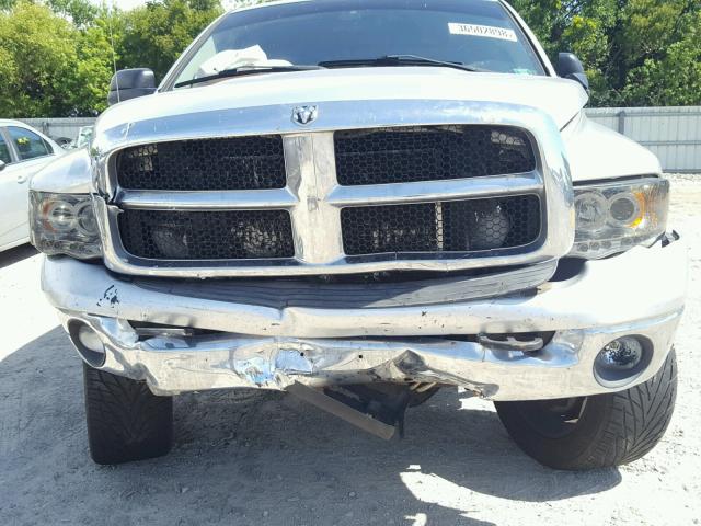 3D7KU28C64G138012 - 2004 DODGE RAM 2500 S SILVER photo 9