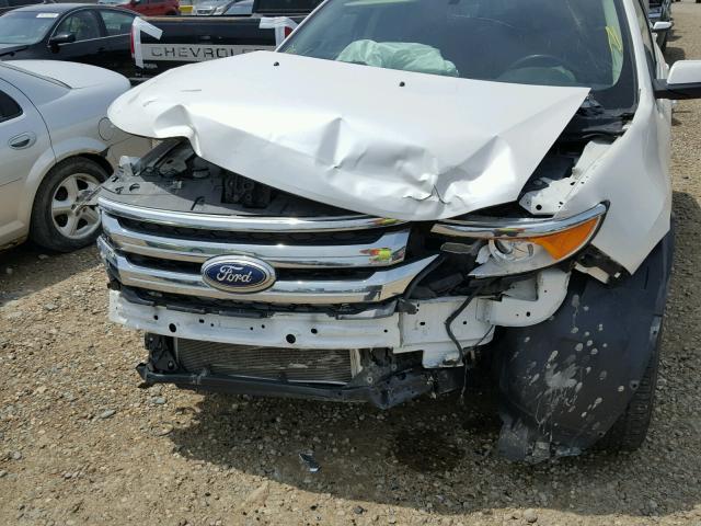 2FMDK4KC0BBB41190 - 2011 FORD EDGE LIMIT WHITE photo 9