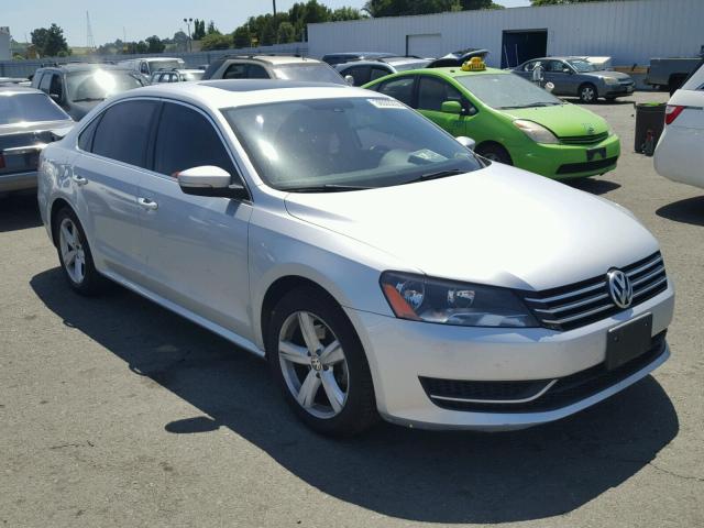 1VWBP7A35DC139497 - 2013 VOLKSWAGEN PASSAT SE SILVER photo 1