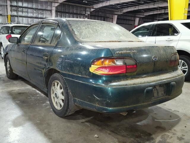 1G1NE52M6W6185108 - 1998 CHEVROLET MALIBU LS მწვანე ფოტო 3