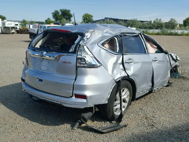 2HKRM4H59GH712247 - 2016 HONDA CR-V EX SILVER photo 4