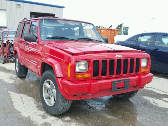 1J4FF68S7XL677826 - 1999 JEEP CHEROKEE S RED photo 1