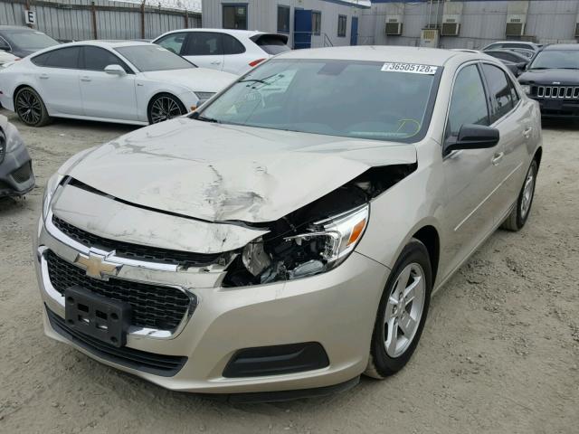 1G11B5SL1FF129365 - 2015 CHEVROLET MALIBU LS 金色 照片 2