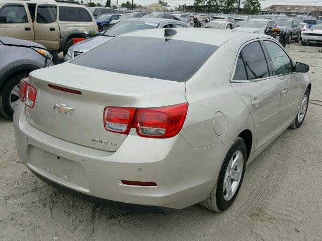 1G11B5SL1FF129365 - 2015 CHEVROLET MALIBU LS 金色 照片 4