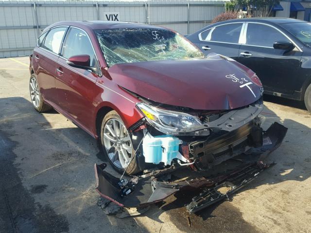 4T1BK1EB0FU155180 - 2015 TOYOTA AVALON XLE BURGUNDY photo 1