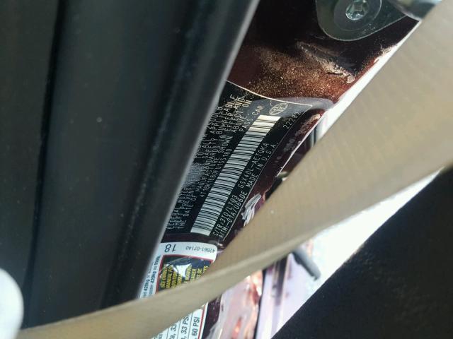 4T1BK1EB0FU155180 - 2015 TOYOTA AVALON XLE BURGUNDY photo 10