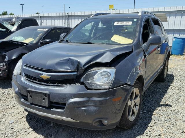 3GNFL3EK3DS517098 - 2013 CHEVROLET CAPTIVA LT GRAY photo 2