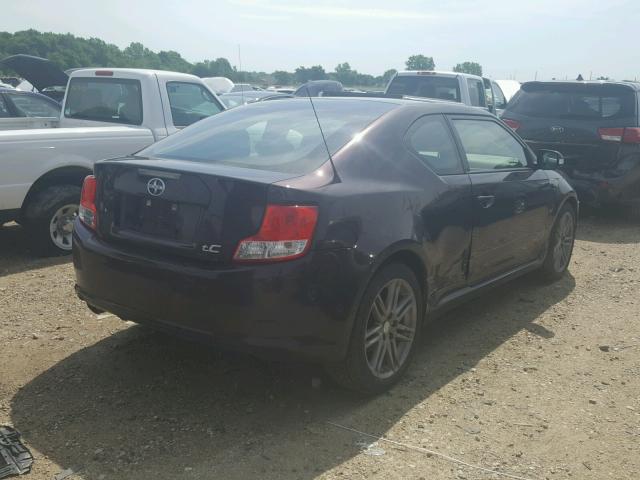JTKJF5C75B3020814 - 2011 TOYOTA SCION TC 紫色 照片 4
